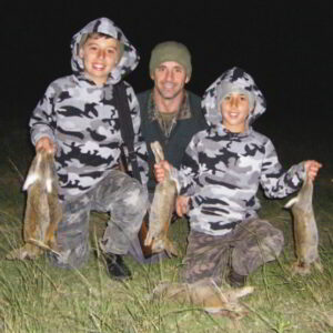 Boys and rabbits